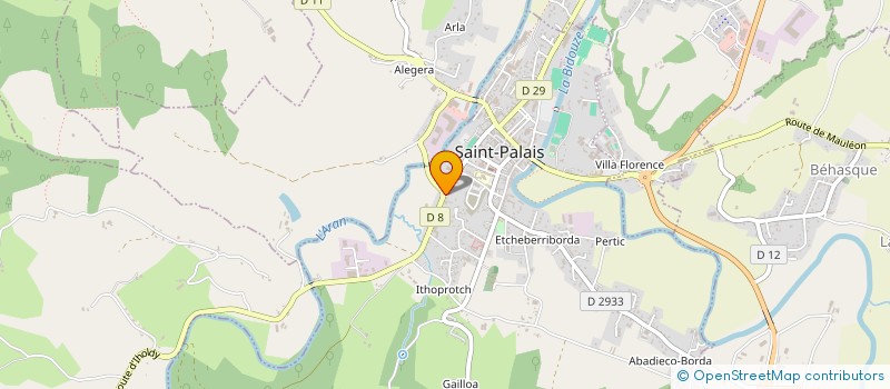 localisation de l'entreprise SOCIETE D'EXPLOITATION ET DE PROTECTION DE L'ENVIRONNEMENT  SAINT-PALAIS