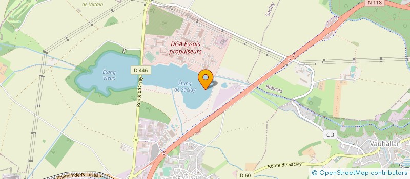 localisation de l'entreprise SOCIETE D'EXPLOITATION ET DE TRANSPORTS  SACLAY