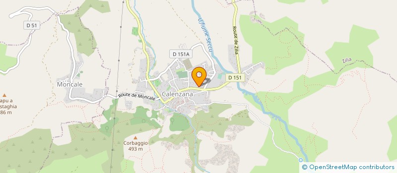 localisation de l'entreprise SOCIETE D EXPLOITATION ETS GUERINI à CALENZANA