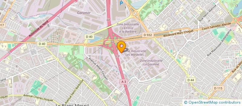 localisation de l'entreprise SOCIETE D'EXPLOITATION EURETEC à AULNAY-SOUS-BOIS