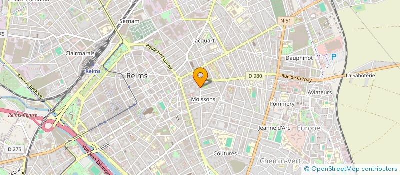 localisation de l'entreprise SOCIETE D'EXPLOITATION FAMILLE CLAUDE THIENOT à REIMS