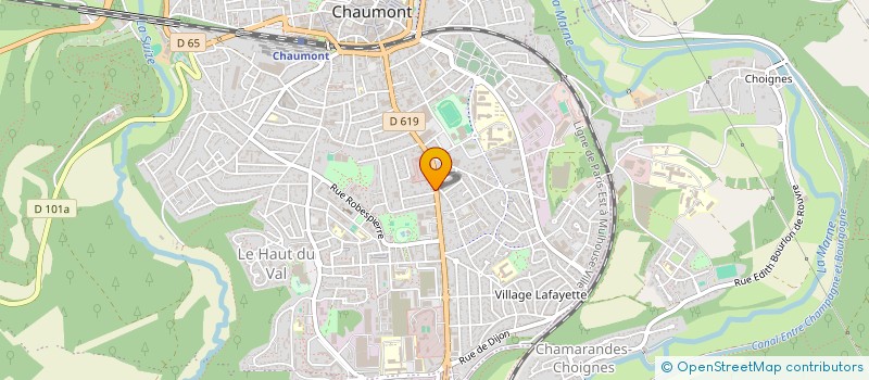 localisation de l'entreprise SOCIETE D EXPLOITATION FASSLER à CHAUMONT