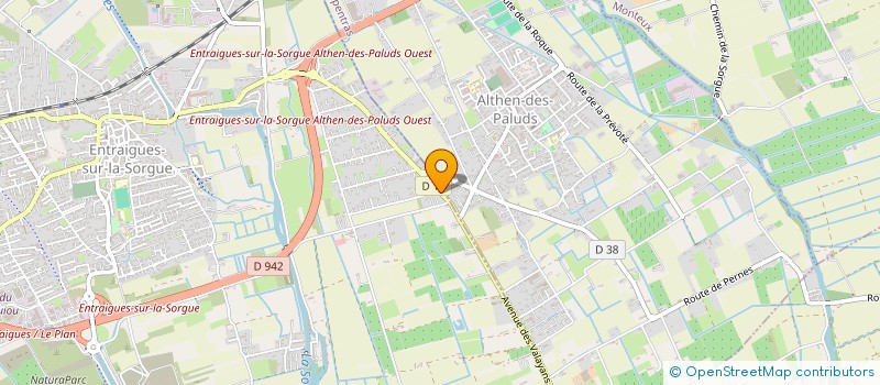 localisation de l'entreprise SOCIETE D'EXPLOITATION FOLI PERE ET FILS  ENTRAIGUES-SUR-LA-SORGUE