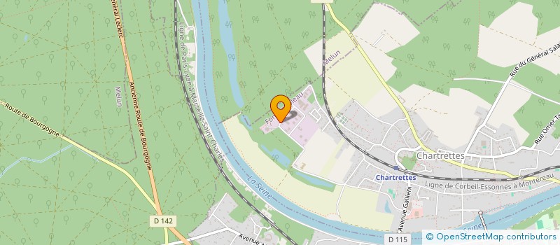 localisation de l'entreprise SOCIETE D'EXPLOITATION FONDERIE ALUMINIUM SESAM  CHARTRETTES