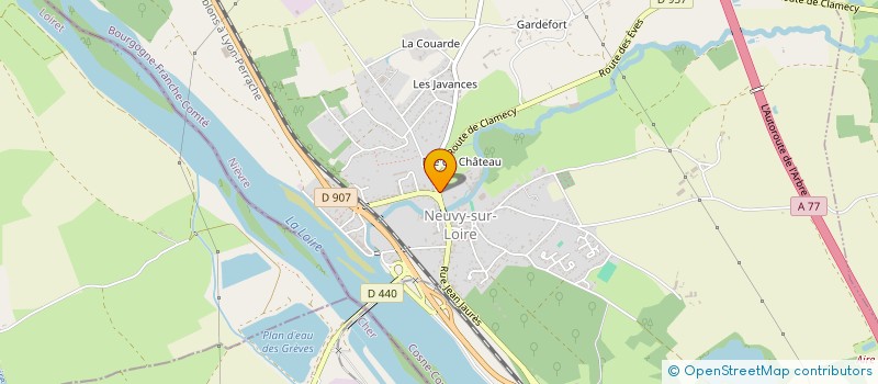 localisation de l'entreprise SOCIETE D'EXPLOITATION FOUGERAT à NEUVY-SUR-LOIRE