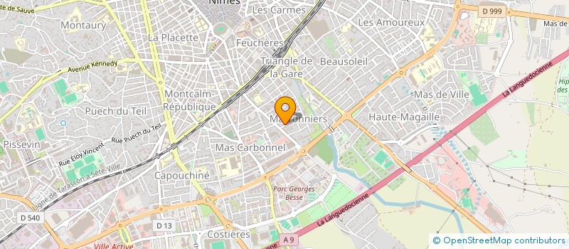localisation de l'entreprise SOCIETE D'EXPLOITATION GARAGE DES MARRONNIERS à NIMES
