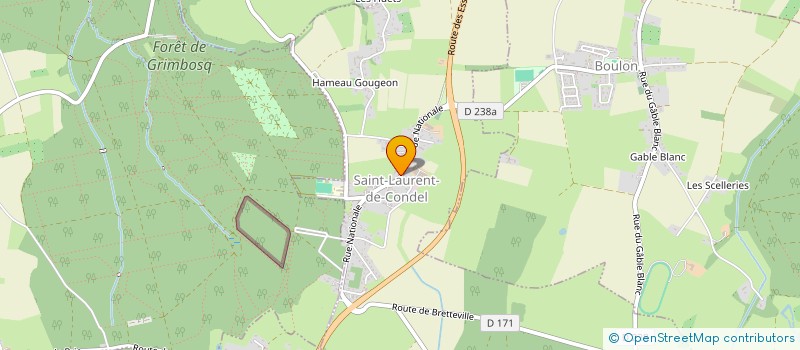 localisation de l'entreprise SOCIETE D'EXPLOITATION GARAGE TOSTAIN à SAINT-LAURENT-DE-CONDEL