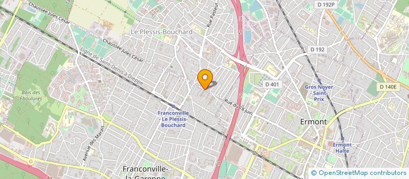 localisation de l'entreprise SOCIETE D'EXPLOITATION GARAGE VAILLANT à FRANCONVILLE