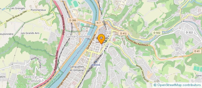 localisation de l'entreprise SOCIETE D'EXPLOITATION GARCIN à VIENNE