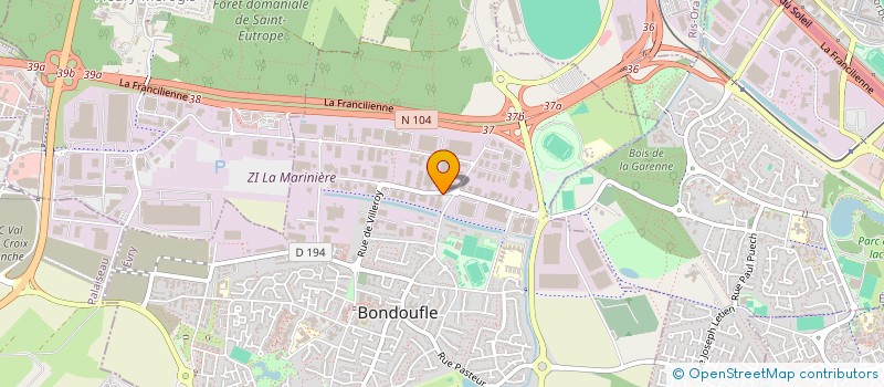 localisation de l'entreprise SOCIETE D'EXPLOITATION GEORGES BROLI à BONDOUFLE