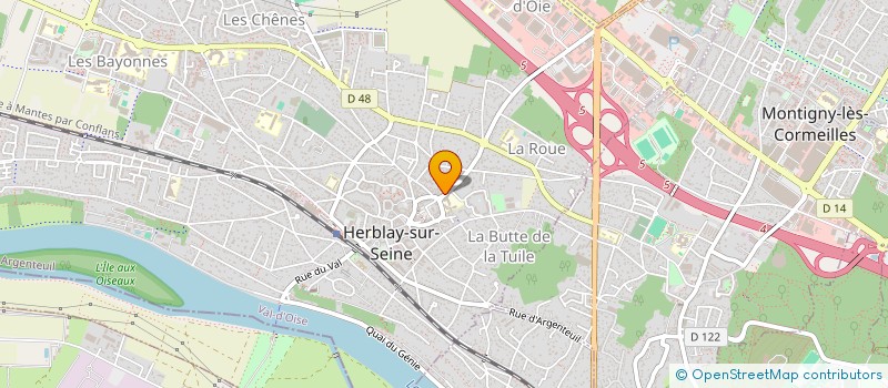 localisation de l'entreprise SOCIETE D'EXPLOITATION HOSPITALIERE à HERBLAY-SUR-SEINE