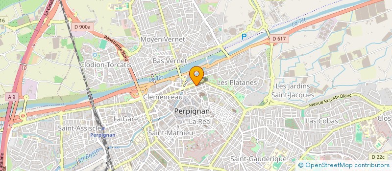 localisation de l'entreprise SOCIETE D'EXPLOITATION HOTELIERE  PERPIGNAN