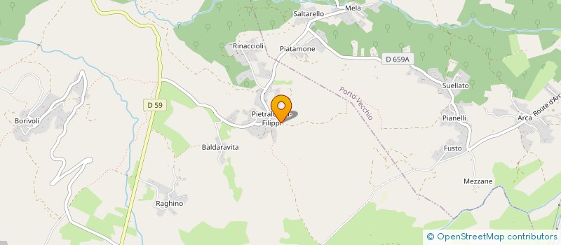 localisation de l'entreprise SOCIETE D'EXPLOITATION HOTELIERE CORSE à SOTTA