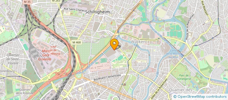 localisation de l'entreprise SOCIETE D'EXPLOITATION HOTELIERE DU PALAIS à STRASBOURG