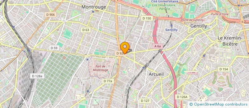 localisation de l'entreprise SOCIETE D'EXPLOITATION HOTELIERE PARIS ARCUEIL à ARCUEIL
