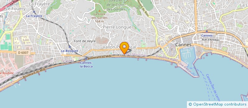 localisation de l'entreprise SOCIETE D EXPLOITATION HOTELIERE PARIS LA COURNEUVE SEHPLC  CANNES