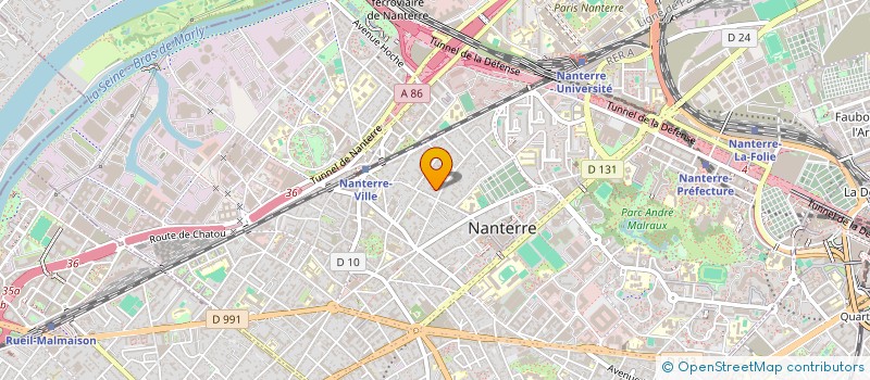 localisation de l'entreprise SOCIETE D EXPLOITATION HUBERT à NANTERRE