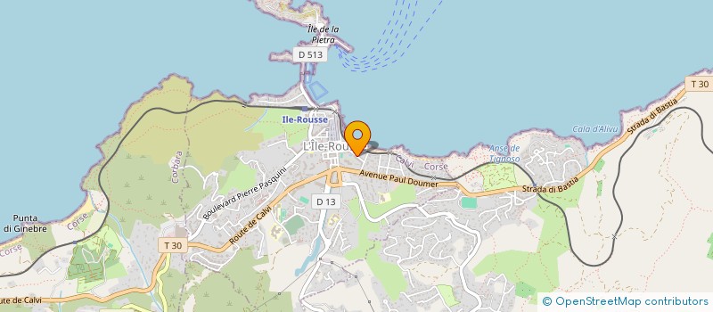 localisation de l'entreprise SOCIETE D'EXPLOITATION IMMOBILIERE  L'ILE-ROUSSE
