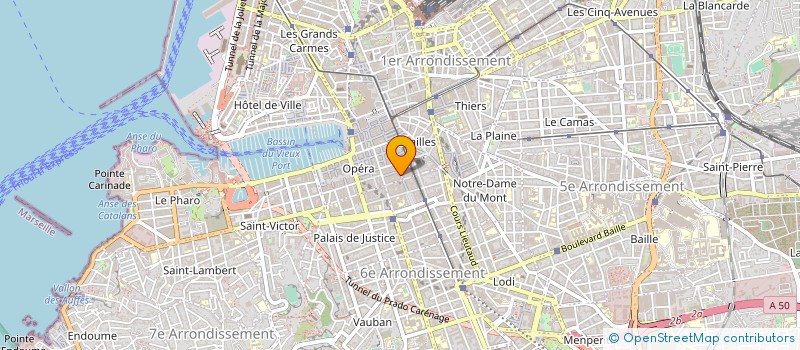 localisation de l'entreprise SOCIETE D'EXPLOITATION IMMOBILIERE ET AGRICOLE DU MIDI à MARSEILLE