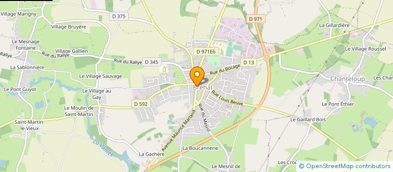 localisation de l'entreprise SOCIETE D'EXPLOITATION IMPRIMERIE LE PRETRE-PUBLI FETES  BREHAL