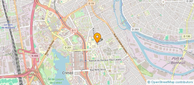 localisation de l'entreprise SOCIETE D'EXPLOITATION IMPRIMERIE MAREST  CRETEIL