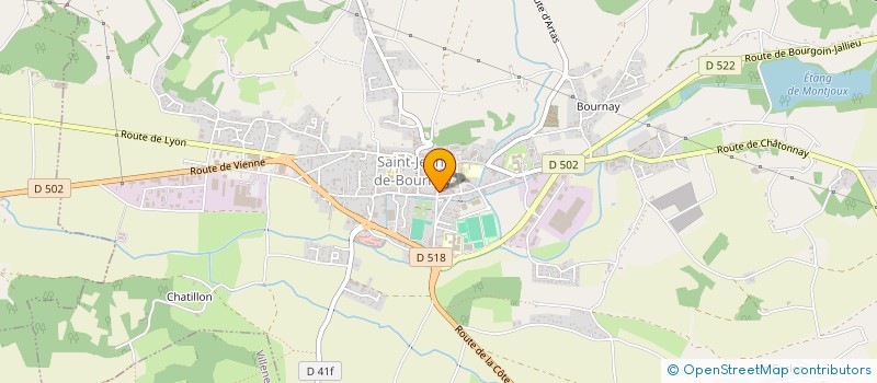 localisation de l'entreprise SOCIETE D'EXPLOITATION JACQUES RIGOLLIER ET FILS  SAINT-JEAN-DE-BOURNAY