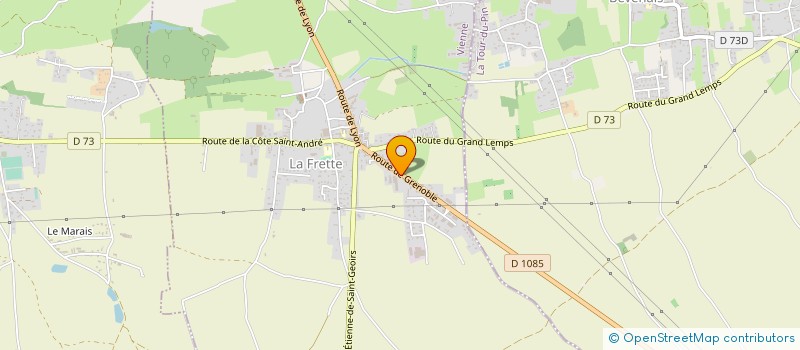 localisation de l'entreprise SOCIETE D EXPLOITATION JAUME PERE ET FILS à LA FRETTE