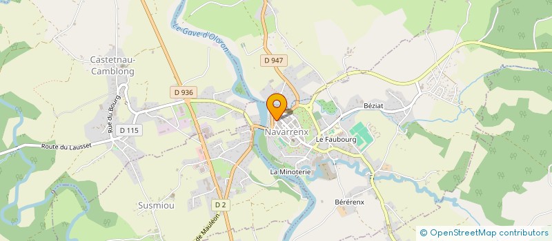 localisation de l'entreprise SOCIETE D'EXPLOITATION JEAN LAFARGUE à NAVARRENX