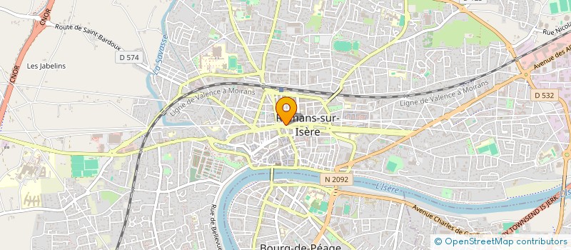 localisation de l'entreprise SOCIETE D'EXPLOITATION JEAN VINCENT à ROMANS-SUR-ISERE