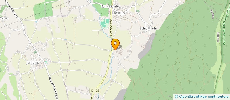 localisation de l'entreprise SOCIETE D'EXPLOITATION LA GRANGE DES PRES  HOSTUN