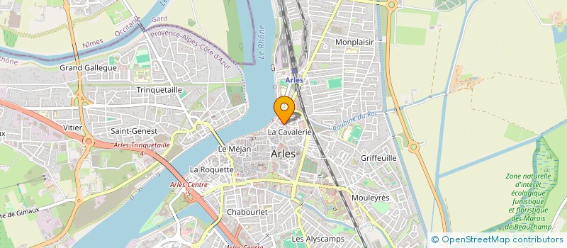 localisation de l'entreprise SOCIETE D EXPLOITATION LA MERIDIONALE à ARLES