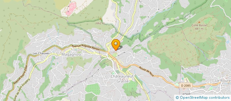 localisation de l'entreprise SOCIETE D EXPLOITATION LA PERGOLA  CHATEAUNEUF-GRASSE