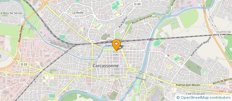 localisation de l'entreprise SOCIETE D'EXPLOITATION LA ROTONDE à CARCASSONNE