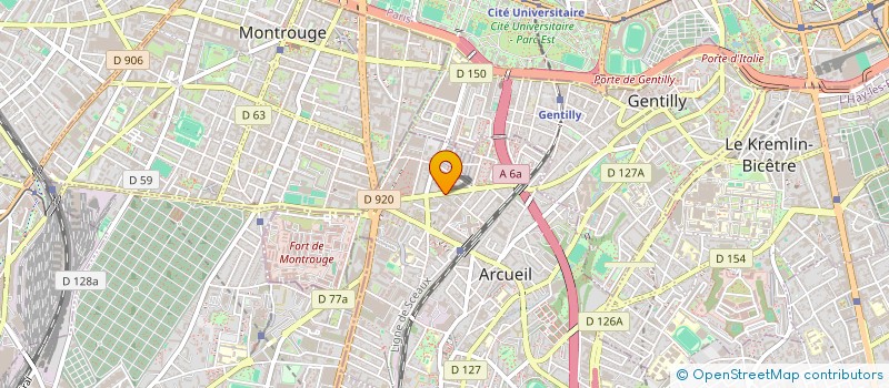 localisation de l'entreprise SOCIETE D'EXPLOITATION LABORATOIRES DU CERF NOIR à ARCUEIL