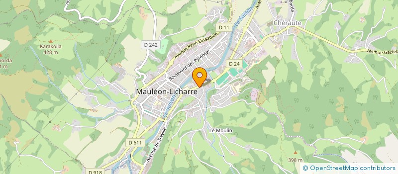 localisation de l'entreprise SOCIETE D'EXPLOITATION LACOSTE ET FILS à MAULEON-LICHARRE