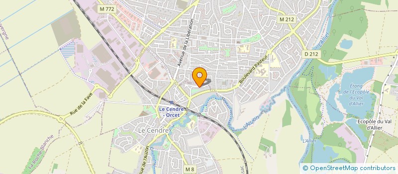 localisation de l'entreprise SOCIETE D'EXPLOITATION LAO  LA ROCHE-BLANCHE