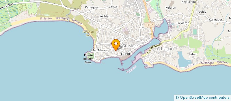 localisation de l'entreprise SOCIETE D'EXPLOITATION LAURENT DANIEL à GUILVINEC
