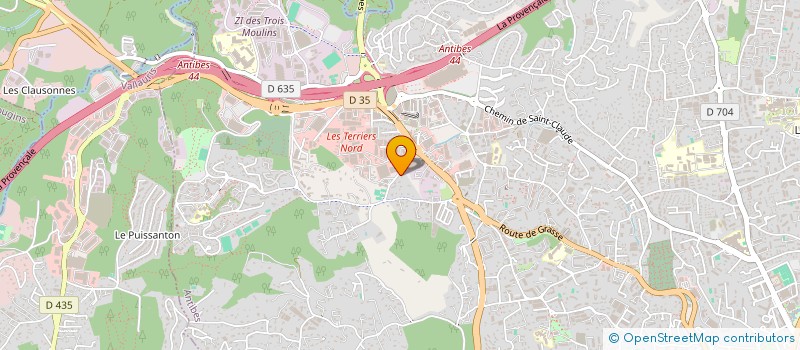 localisation de l'entreprise SOCIETE D'EXPLOITATION LD PAYSAGES à ANTIBES