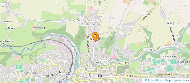 localisation de l'entreprise SOCIETE D EXPLOITATION LE BEURIER  SAINT-LO