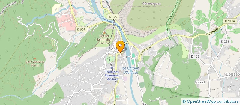 localisation de l'entreprise SOCIETE D'EXPLOITATION LE PETIT JARDIN  ANDUZE