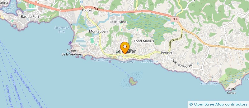 localisation de l'entreprise SOCIETE D'EXPLOITATION LE SAPOTILLE à LE GOSIER