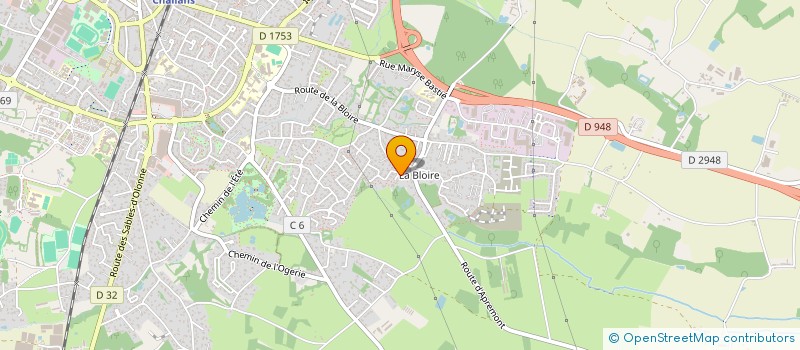 localisation de l'entreprise SOCIETE D'EXPLOITATION LEBEAU ET FILS à CHALLANS