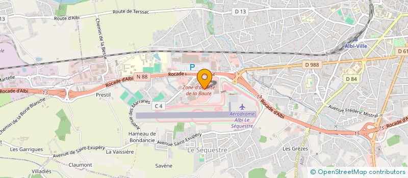 localisation de l'entreprise SOCIETE D'EXPLOITATION LO.CA.PREST. GROUPE HBRI  LE SEQUESTRE