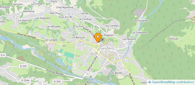 localisation de l'entreprise SOCIETE D'EXPLOITATION LOISIRS ET SPORTS à SAMOENS