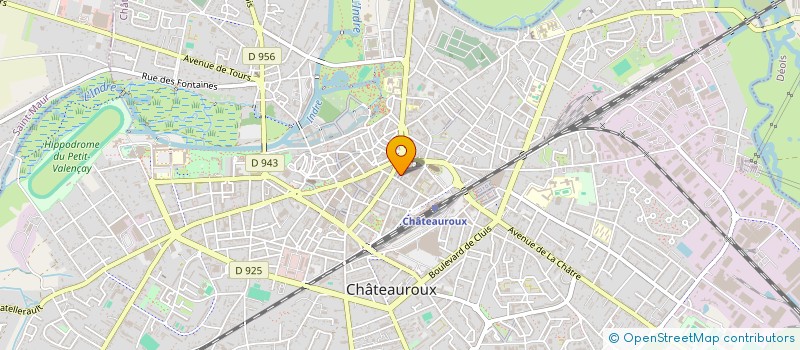 localisation de l'entreprise SOCIETE D'EXPLOITATION LOISIRS ET SPORTS à CHATEAUROUX