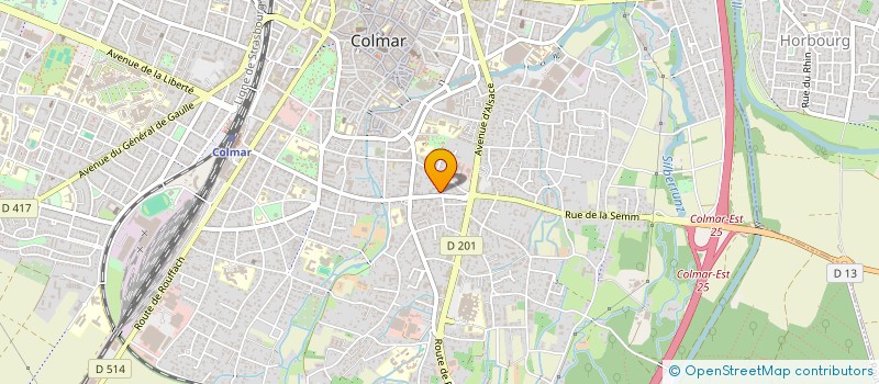 localisation de l'entreprise SOCIETE D'EXPLOITATION MACHINES AGRICOLES SIEGWAL à COLMAR