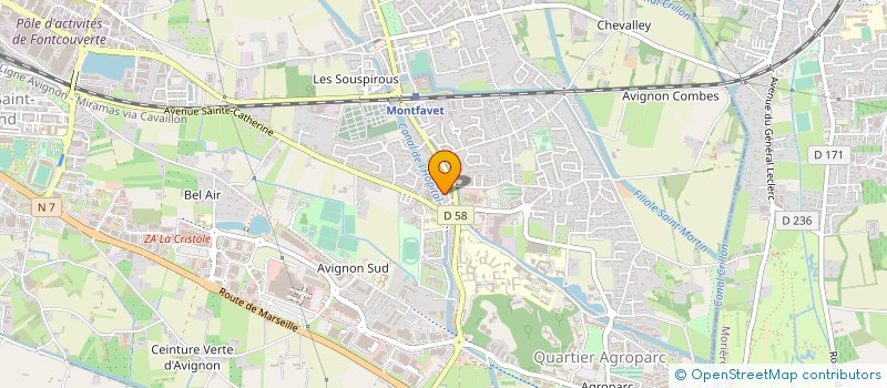 localisation de l'entreprise SOCIETE D'EXPLOITATION MAG'DECORS à AVIGNON