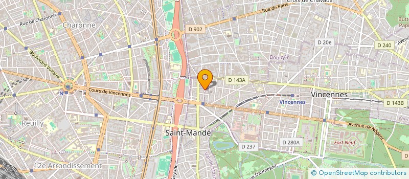 localisation de l'entreprise SOCIETE D'EXPLOITATION MAGASINS SPORTS  SAINT-MANDE