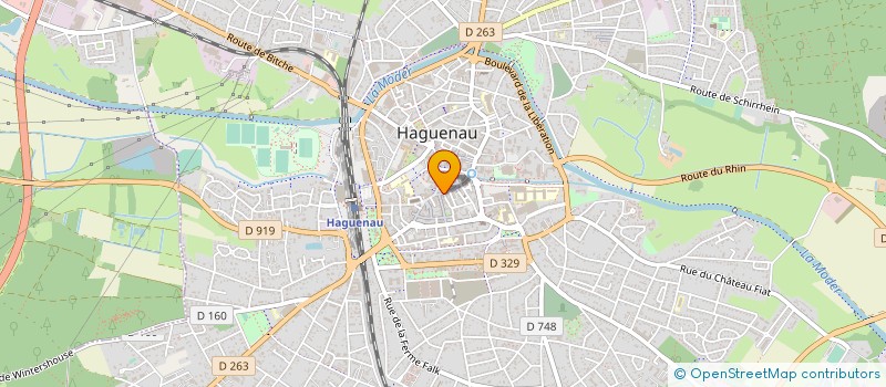 localisation de l'entreprise SOCIETE D'EXPLOITATION MAROQUINERIE URY à HAGUENAU