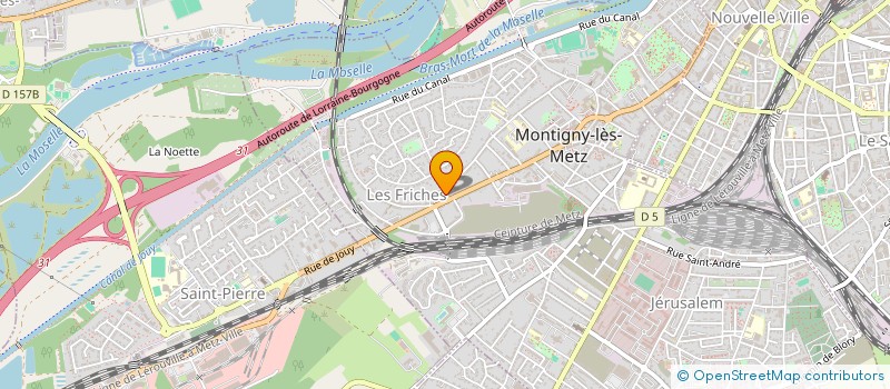 localisation de l'entreprise SOCIETE D'EXPLOITATION MENUISERIE DIDIER à MONTIGNY-LES-METZ